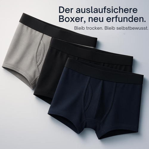 Auslaufsichere Boxershorts – DryBoxer Shield™